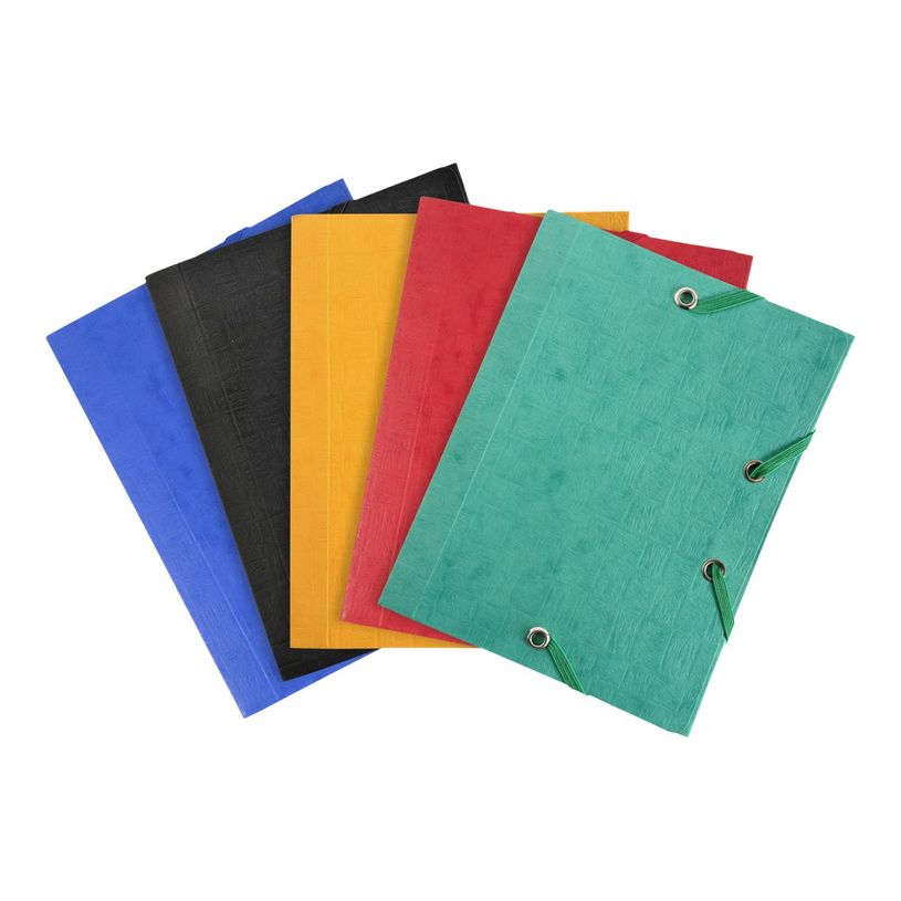 3130632507503-Exacompta - 25 Chemises à 3 rabats - 12 x 16 cm - couleurs assorties-P_400011038_3-2