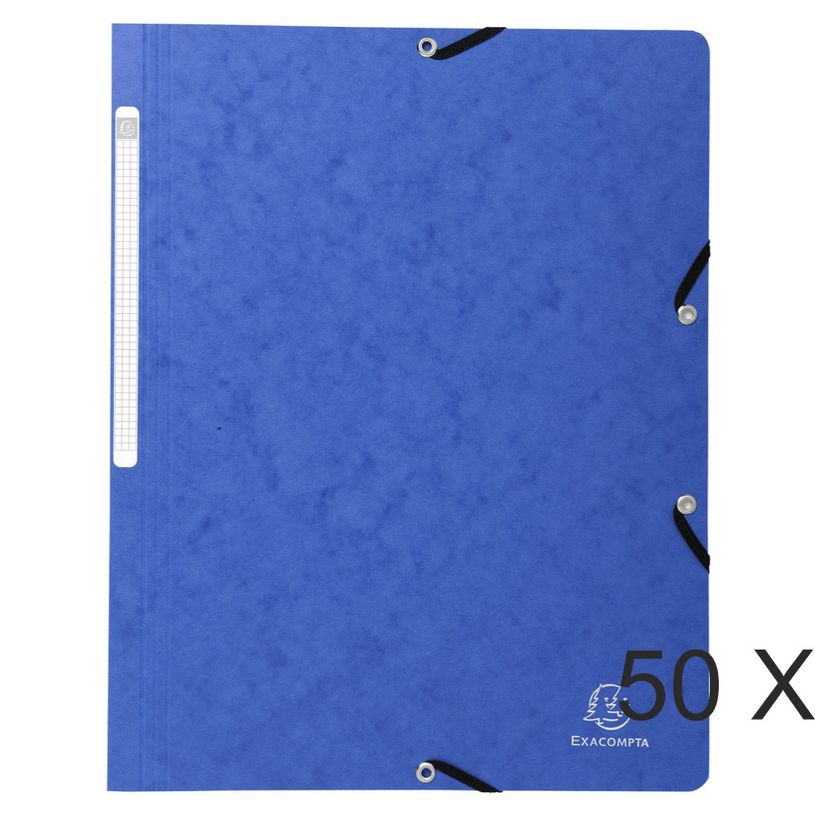 3130632554125-Exacompta - 50 Chemises sans rabat - A4 - bleu-P_400011067_2-0