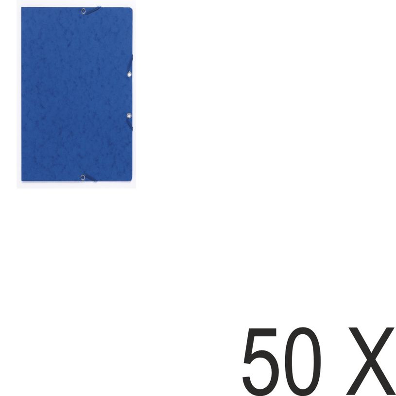 3130632554620-Exacompta - 50 Chemises recyclées sans rabat - A4 - bleu-P_400011080_1-0