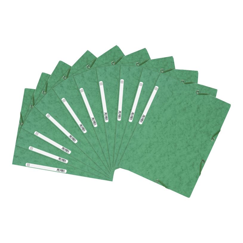 3130638555034-Exacompta - 50 Chemises à 3 rabats - A4 - vert-P_400011089_2-1