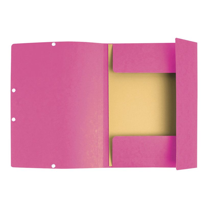 3130638555201-Exacompta - 50 Chemises à 3 rabats - A4 - rose-P_400011097_4-3