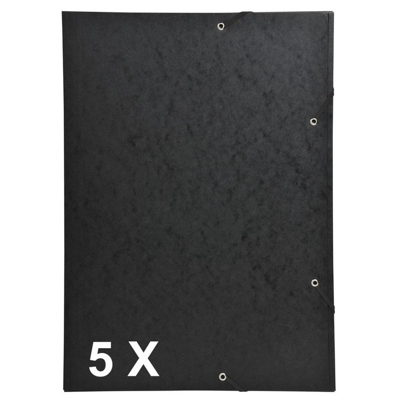 3130633595028-Exacompta - 5 Chemises à 3 rabats - A3 - noir-P_400011149_1-0