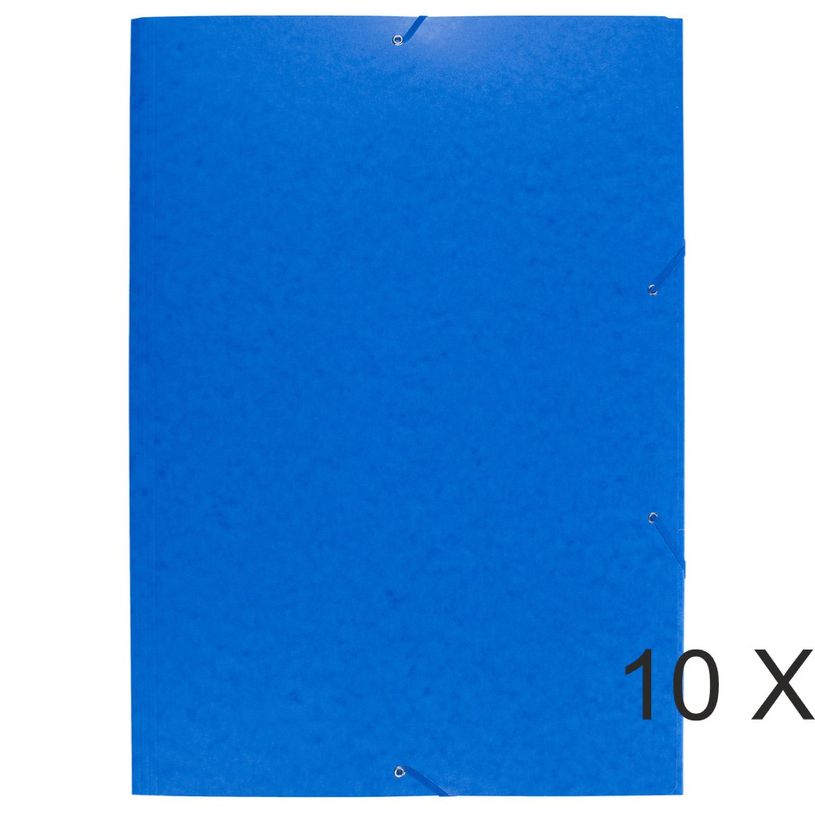 3130631596522-Exacompta - 10 Chemises à 3 rabats - A2 - bleu-P_400011155_1-0
