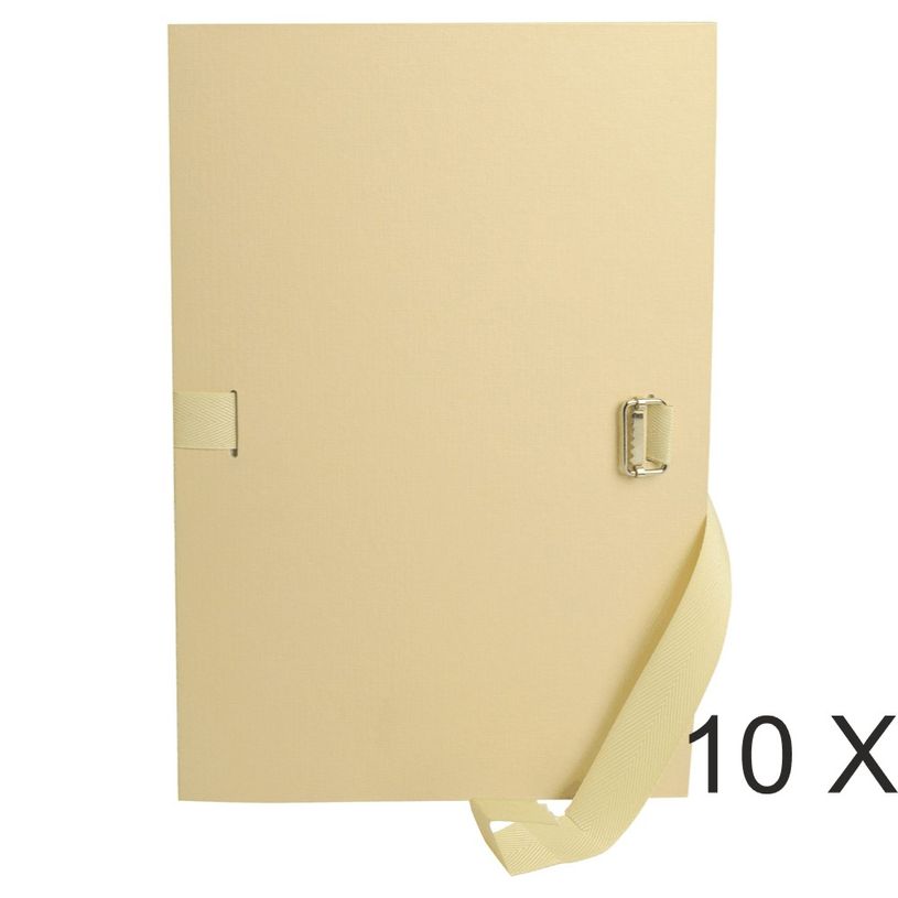 3130632003203-Exacompta - 10 Chemises extensibles format folio - mastic-P_400011160_1-0