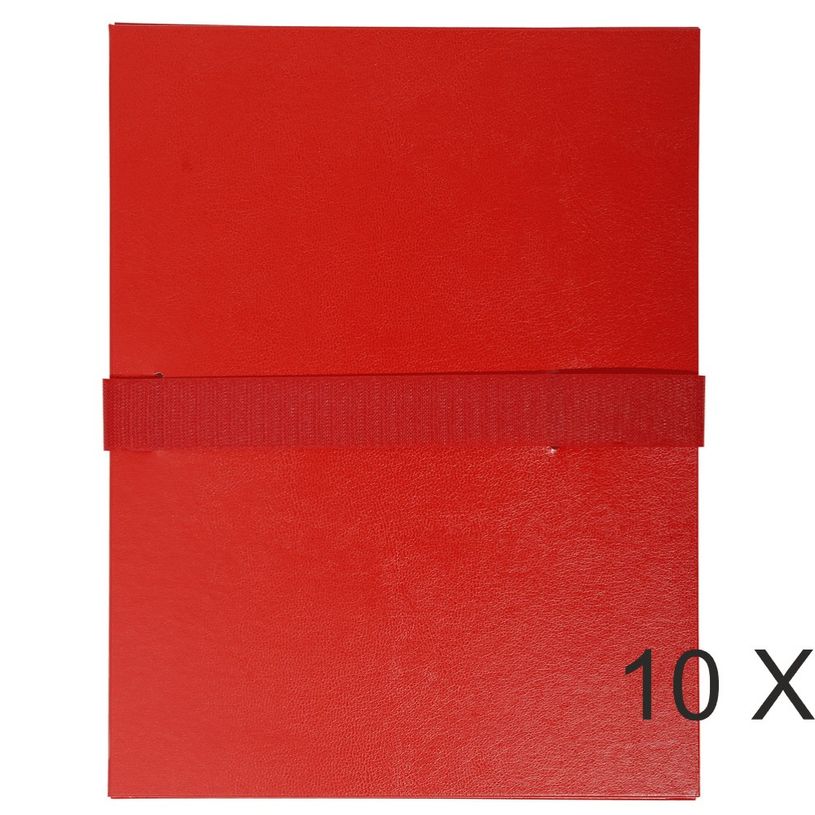 3130632006297-Exacompta - 10 Chemises extensibles 1 rabat à sangle scratch - rouge-P_400011167_1-0