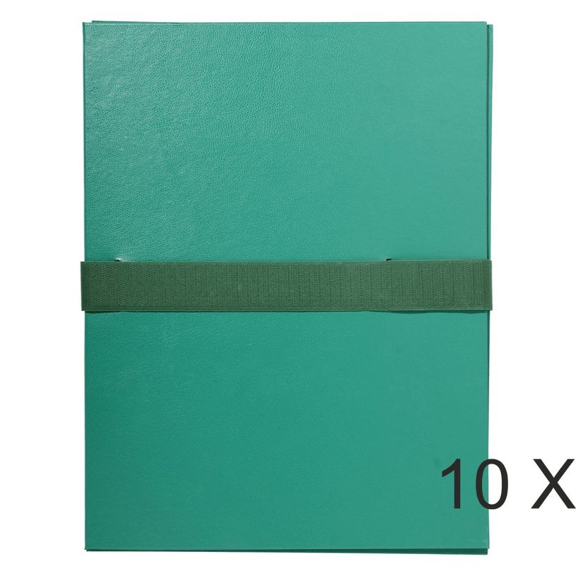 3130632026431-Exacompta - 10 Chemises extensibles à sangle - vert-P_400011175_1-0