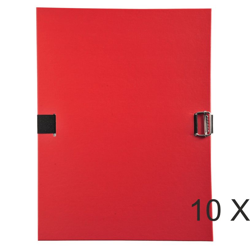 3141879093018-Exacompta - 10 Chemises extensibles à sangle avec rabat en pied - rouge-P_400011200_1-0