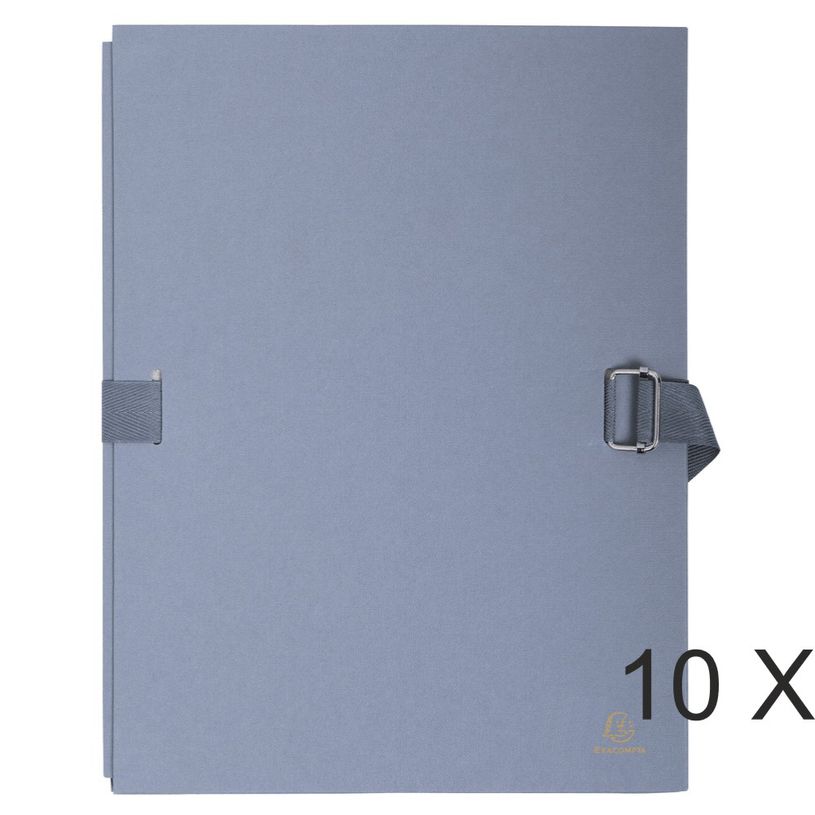 3157401031939-Exacompta - 10 Chemises extensibles à sangle avec rabat papier - gris-P_400011219_1-0