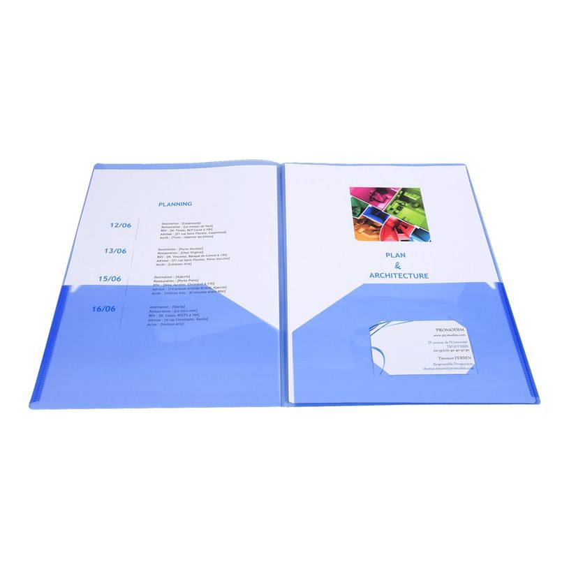 3130630239604-Exacompta - 20 Chemises double poche polypro - A4/A3 - couleurs assorties-P_400011227_2-1