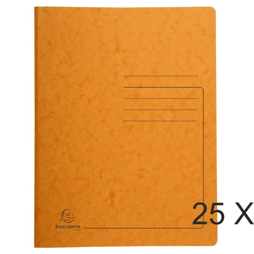 3130634240224-Exacompta - 25 Chemises de classement à ressort - orange-P_400011270_1-0