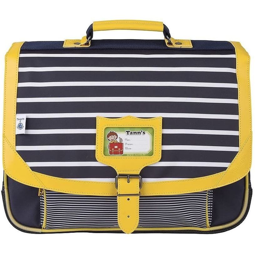 404000113621-Cartable Tann's 38 cm - 2 compartiments - Petit Bateau marin-P_400011362_1-0