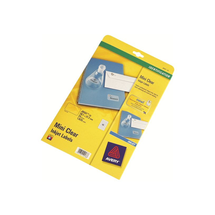 3266550129555-Avery Clear Mini Label - étiquettes - 1625 unités - 21.2 x 38.1 mm-P_400011386_1-0