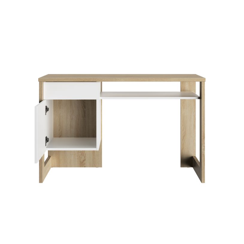 3483600971791-Bureau Morzine 120 cm - chêne sonoma et blanc-P_400011396_5-4