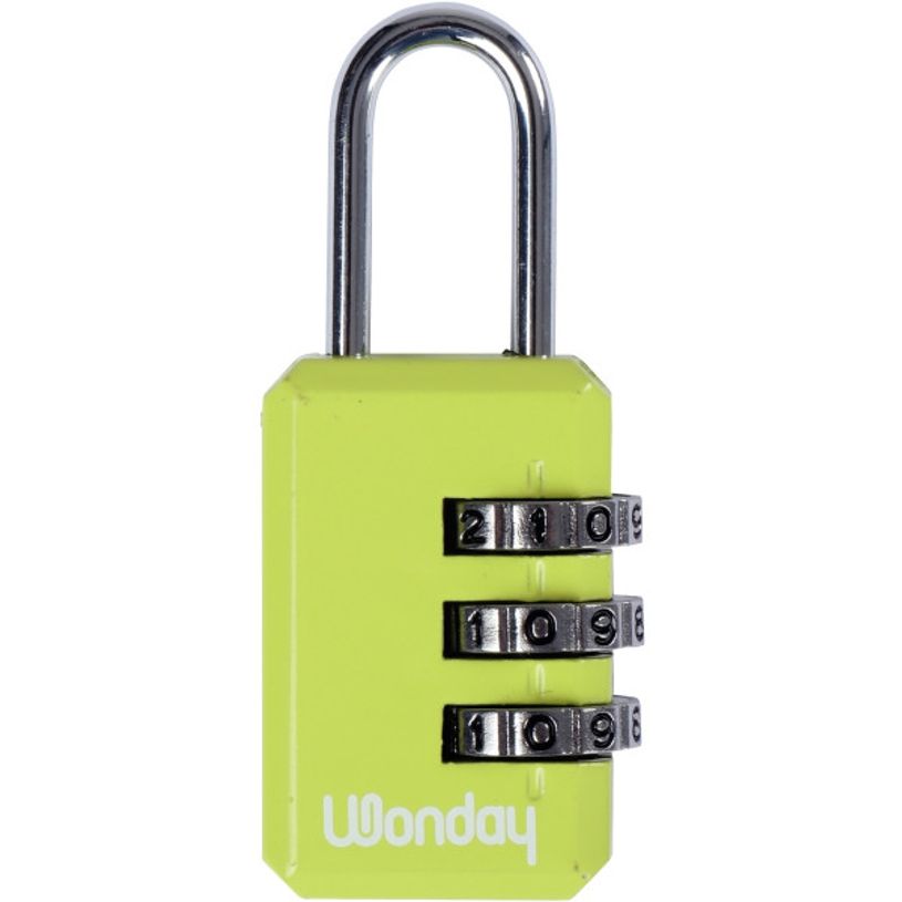 3701254716934-Wonday - Cadenas à combinaison 3 chiffres - 20 mm - vert-P_400011402_1-0