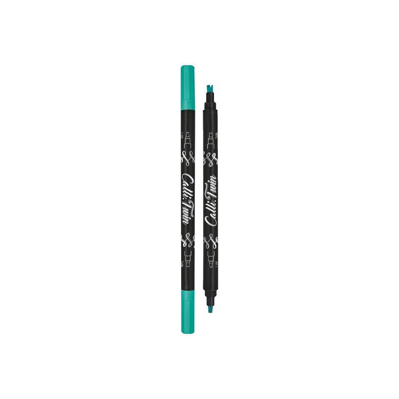 4014421186058-Online Calli.Twin Fresh Edition - 5 Feutres pinceau à double embout - couleurs assorties : noir, turquoise, c-P_400011418_1-0