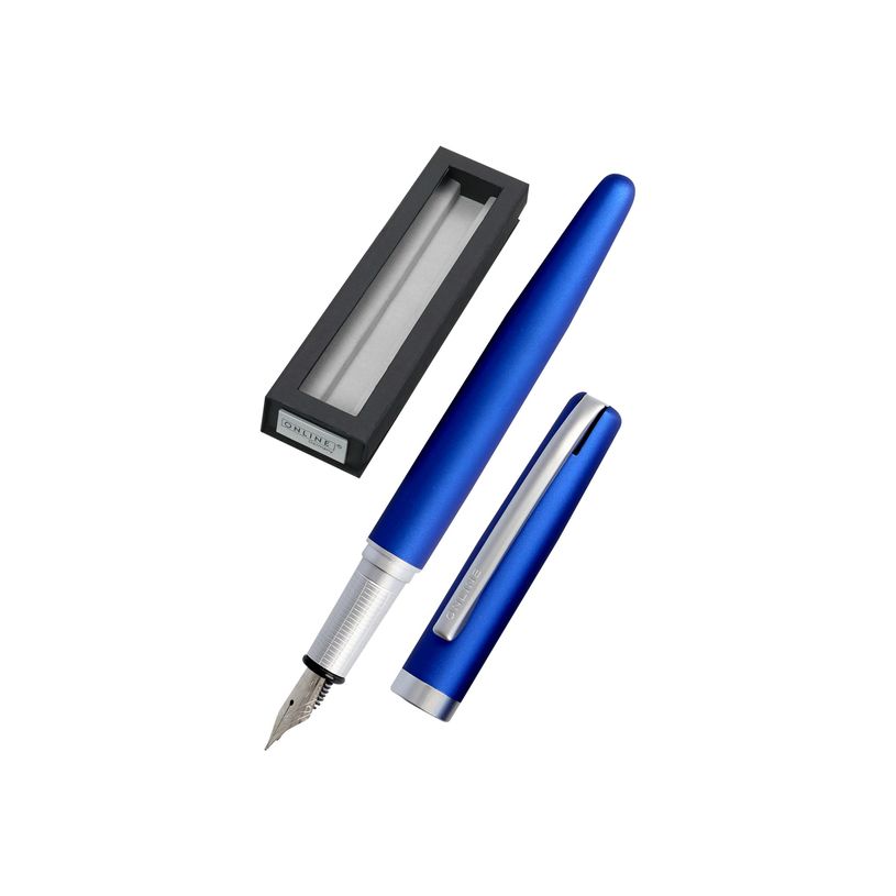 4014421346391-Online Eleganza - Stylo plume - bleu satin-P_400011431_3-2