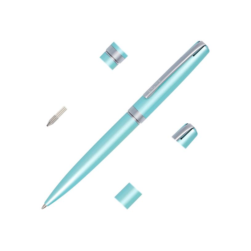 4014421346438-Online Eleganza - Stylo à bille - turquoise satin-P_400011435_4-1