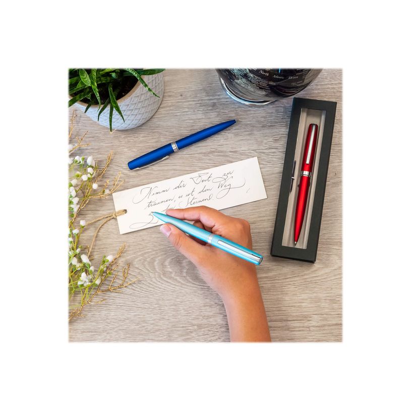 4014421346438-Online Eleganza - Stylo à bille - turquoise satin-P_400011435_5-2