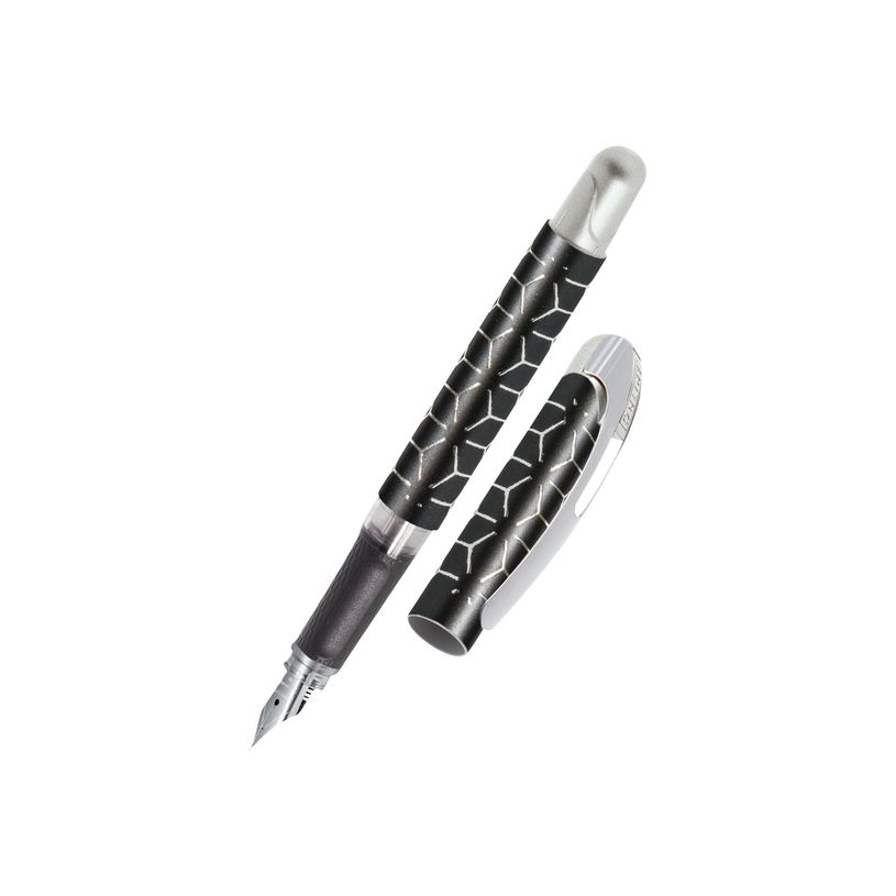 4014421125101-Online College Style - Stylo plume - noir/argent-P_400011456_1-0
