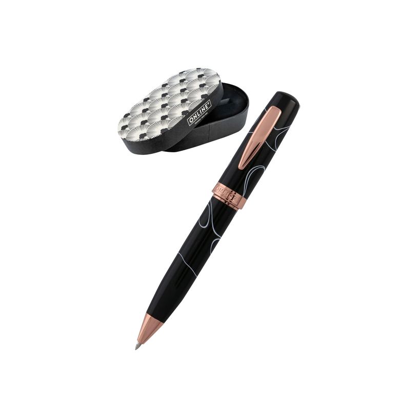 4014421440358-Online Bohemian Art - Stylo à bille - noir/rose-P_400011469_1-0