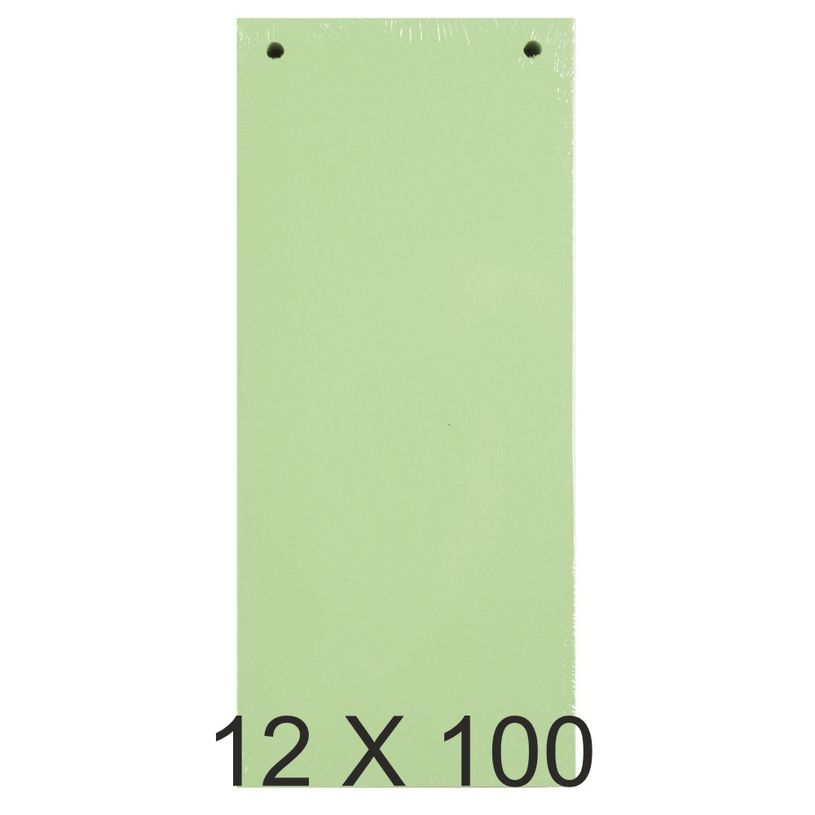4010961133453-Exacompta - 12 Packs de 100 fiches intercalaires - 105 x 240 mm - vert-P_400011514_1-0