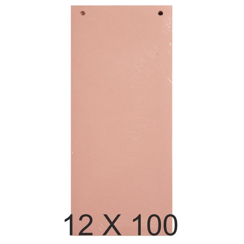 3130631134359-Exacompta Forever - 12 Packs de 100 fiches intercalaires - 105 x 240 mm - rose-P_400011522_1-0