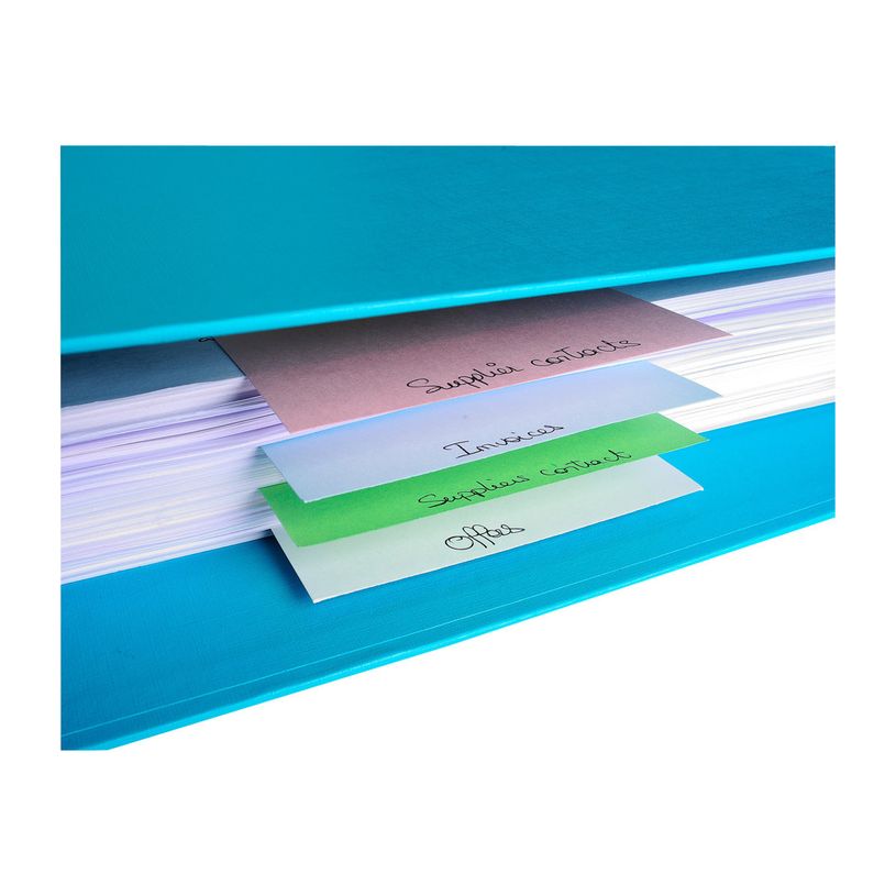 3130632134952-Exacompta Forever - 12 Packs de 100 fiches intercalaires - 105 x 240 mm - couleurs assorti-P_400011527_7-3