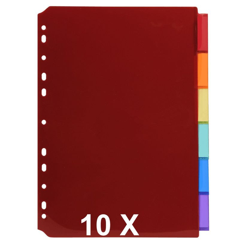 3130632039066-Exacompta - Pack de 10 intercalaires personnalisables 6 positions - A4 - polypropylène co-P_400011555_1-0