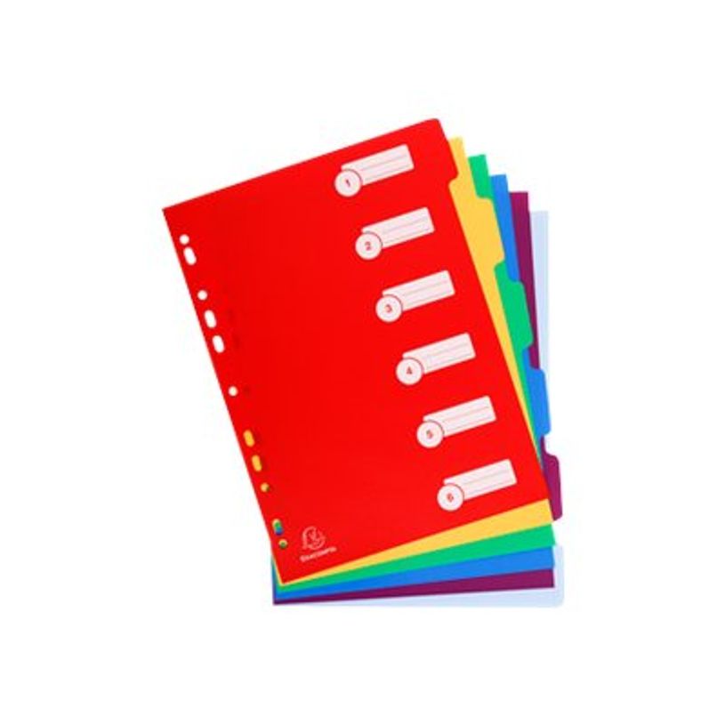 3130632049065-Exacompta - Pack de 25 intercalaires 6 positions - A4 - couleurs assorties-P_400011560_3-2
