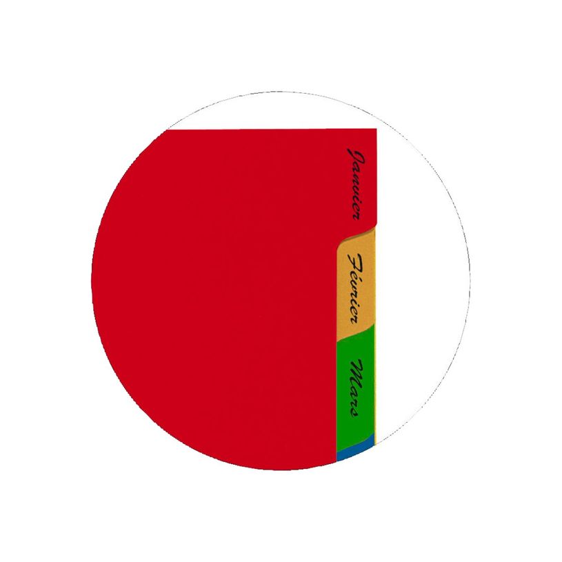 3130632049102-Exacompta - Pack de 15 intercalaires 10 positions - A4 - couleurs assorties - semi rigides-P_400011561_3-2