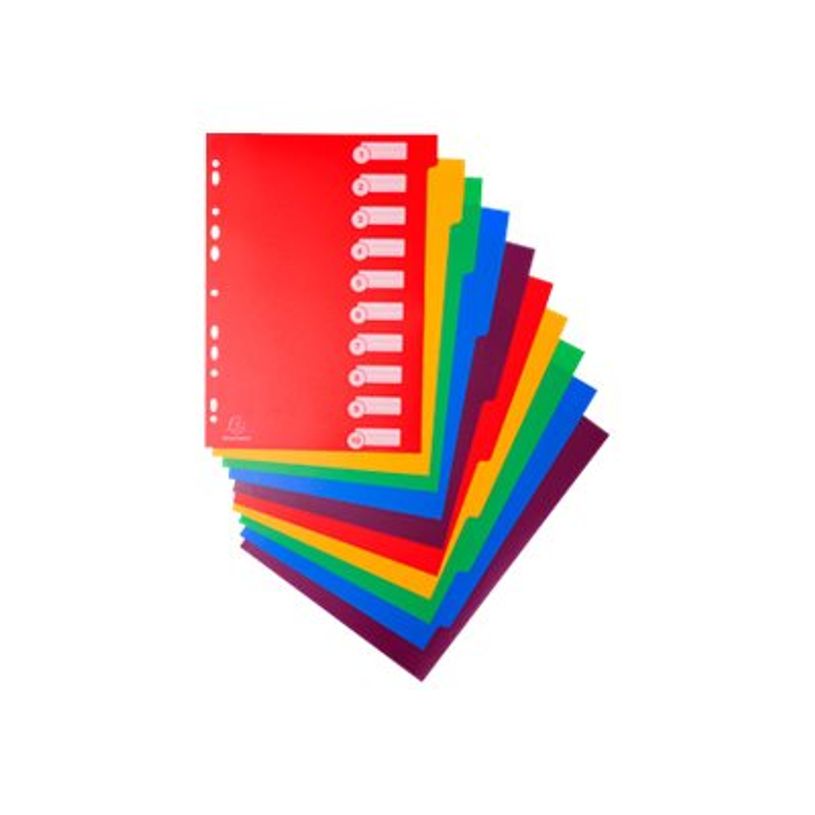 3130632049126-Exacompta - Pack de 15 intercalaires 12 positions - A4 - couleurs assorties - semi rigides-P_400011562_3-2