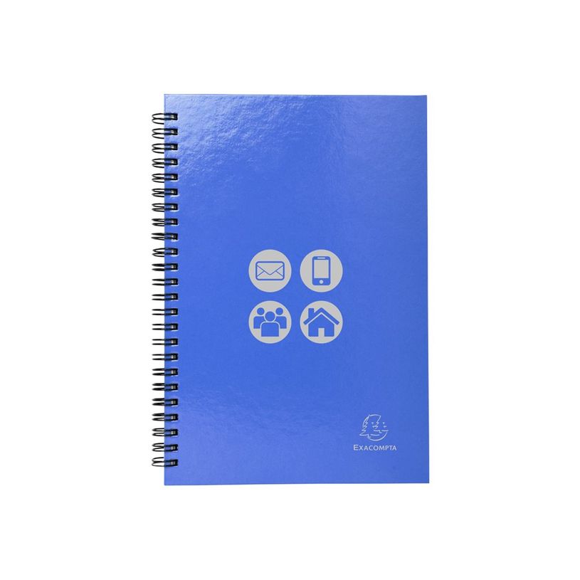 3130631187294-Eaxcompta Iderama - 5 Répertoires à spirale - 22 x 16 cm - 138 pages - couleurs assortie-P_400011603_2-1