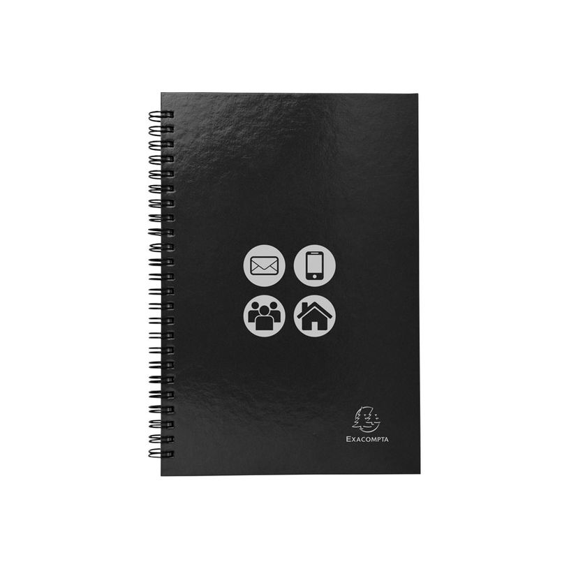 3130631187294-Eaxcompta Iderama - 5 Répertoires à spirale - 22 x 16 cm - 138 pages - couleurs assortie-P_400011603_3-2