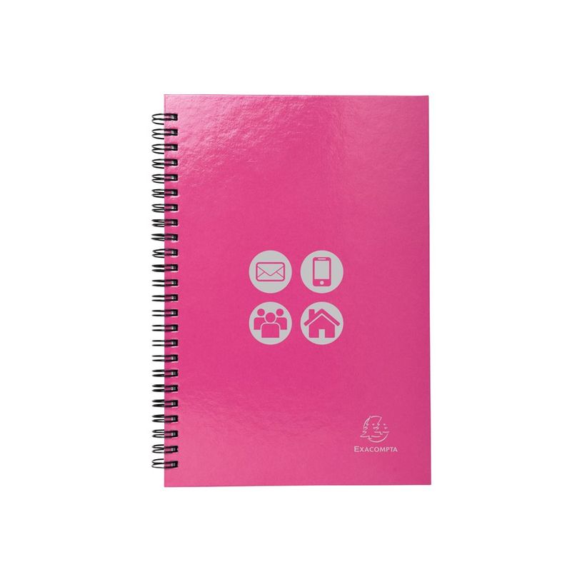 3130631187294-Eaxcompta Iderama - 5 Répertoires à spirale - 22 x 16 cm - 138 pages - couleurs assortie-P_400011603_4-3