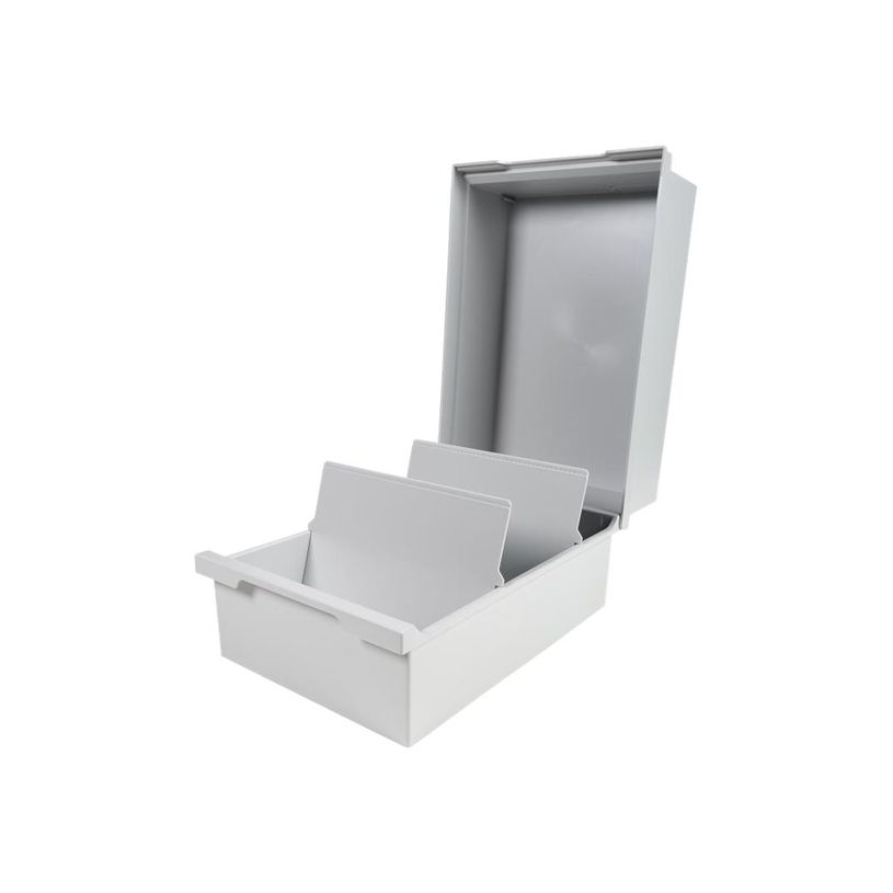 9002493041998-Exacompta - 6 Boîtes à fiches avec 2 intercalaires - A5 - pour 1200 cartes - gris lumiè-P_400011610_3-2