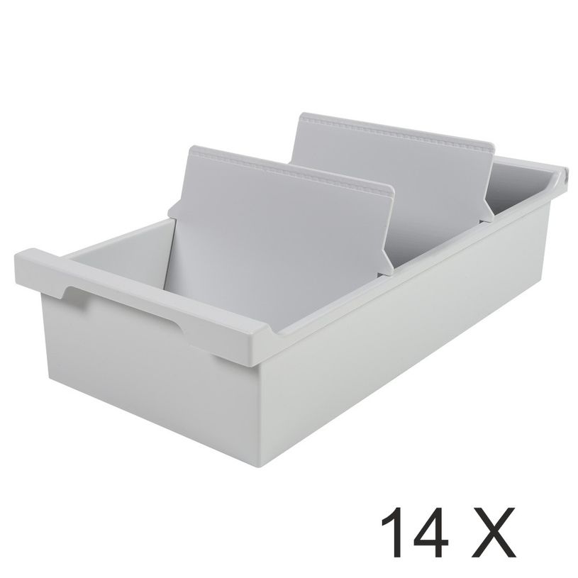 9002493042070-Exacompta - 14 Boîtes à fiches avec 2 intercalaires - A6 - pour 600 cartes - gris lumiè-P_400011612_1-0