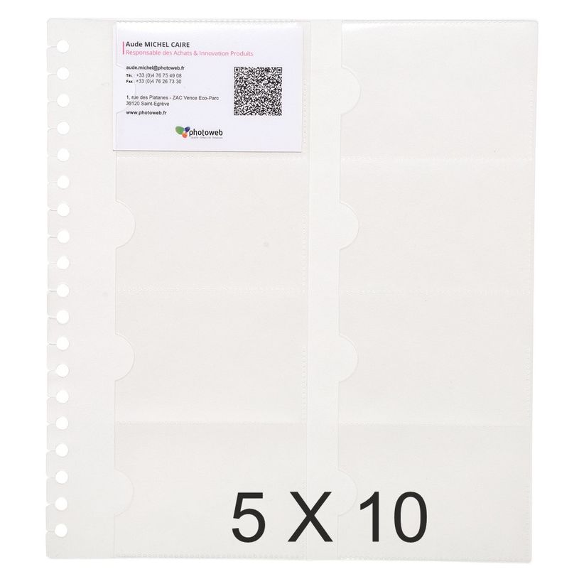 3130632852344-Exacompta - 5 Packs de 10 recharges pour porte cartes de visite Exacard - 25,5 x 23 cm - 1-P_400011649_2-0