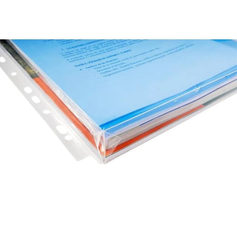 3130630055020-Exacompta - Pochette perforée à soufflet avec rabat - A4 - 20/100-P_400011663_3-2