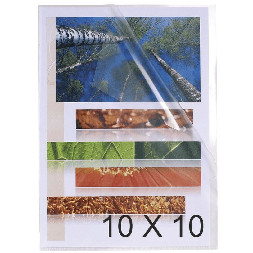 3130631056101-Exacompta - 10 Packs de 10 Pochettes coin lisses - A4 - 12/100 - cristal translucide-P_400011667_1-0