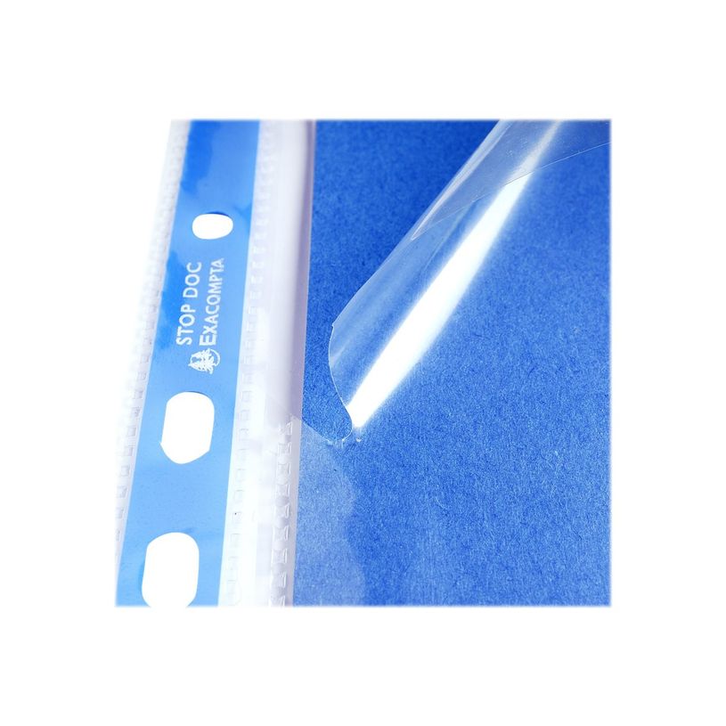 3130630058809-Exacompta Stop Doc - 10 Pochettes perforées ouverture en coin - A4 - incolore-P_400011676_2-1