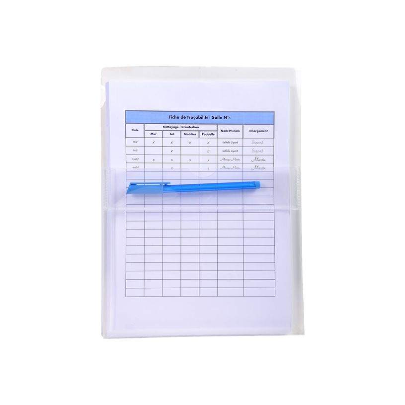 3130630563006-Exacompta - 2 Pochettes adhésives à soufflet - A4 - 20/100 - cristal-P_400011685_1-0