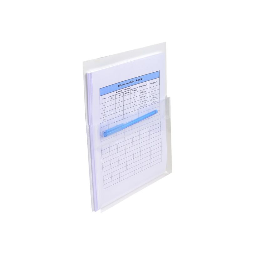 3130630563006-Exacompta - 2 Pochettes adhésives à soufflet - A4 - 20/100 - cristal-P_400011685_2-1