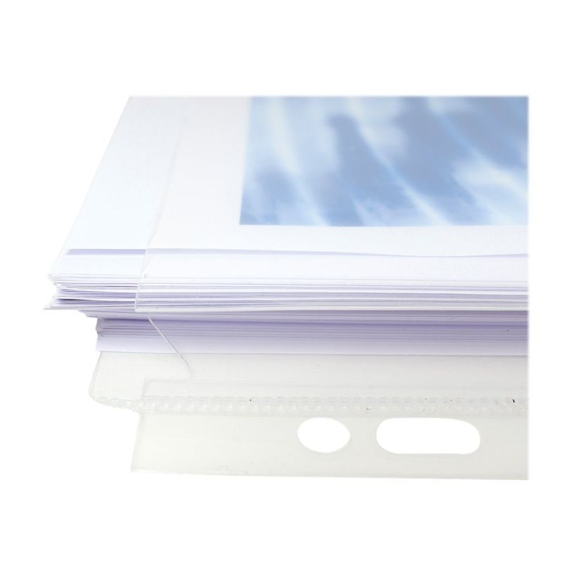 3157401034008-Exacompta - 5 Packs de 10 Pochettes perforées à soufflet sans rabat - A4 - 20/100-P_400011698_2-1