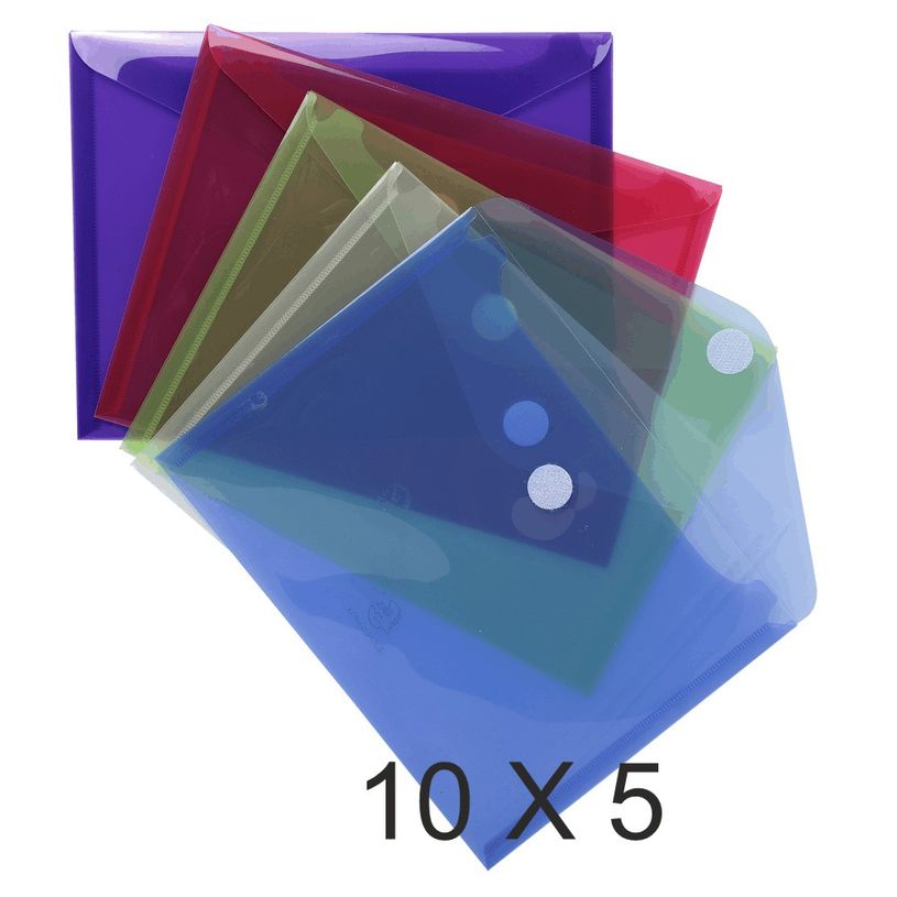 3130632567200-Exacompta - 10 Packs de 5 Pochettes perforées à scratch - A5 - couleurs assorties transl-P_400011707_1-0