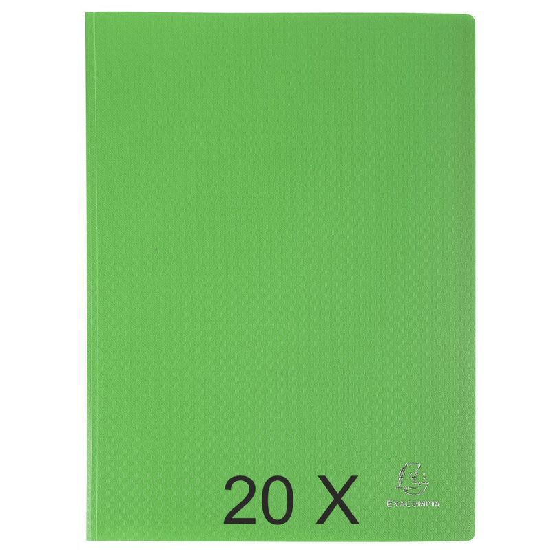 3130632088231-Exacompta Opak - 20 Porte vues - 40 vues - A4 - vert clair-P_400011712_1-0