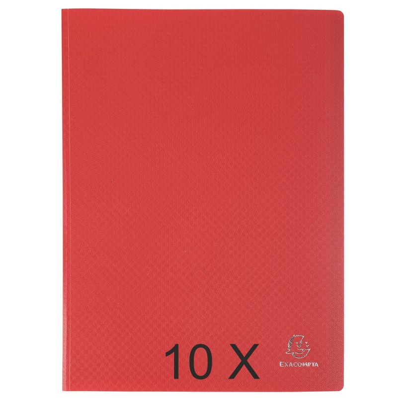 3130632088453-Exacompta Opak - 10 Porte vues - 80 vues - A4 - rouge-P_400011729_1-0
