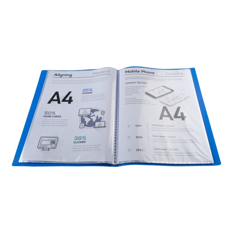 3130632088521-Exacompta Opak - 10 Porte vues - 100 vues - A4 - bleu clair-P_400011735_4-3