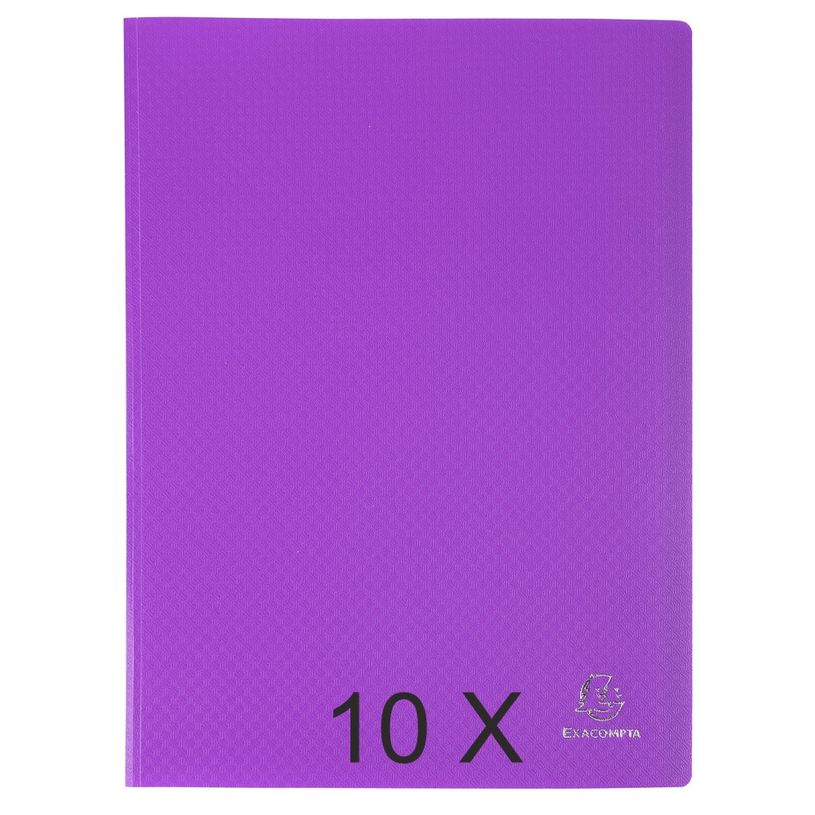 3130632885267-Exacompta Opak - 10 Porte vues - 100 vues - A4 - violet-P_400011739_1-0