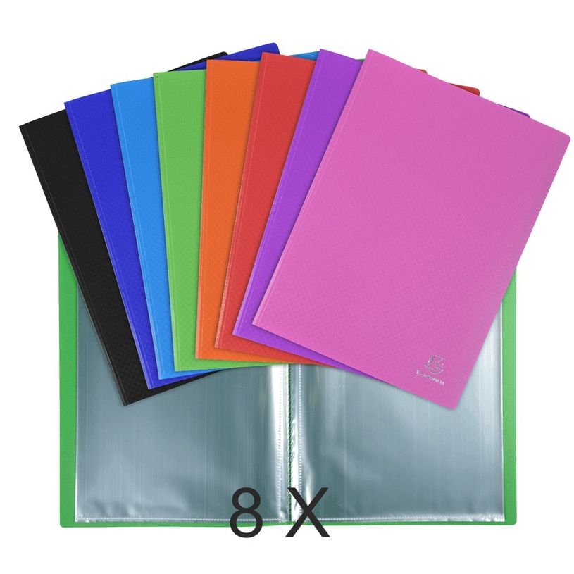 3130632088804-Exacompta Opak - 8 Porte vues - 160 vues - A4 - couleurs assorties-P_400011749_1-0