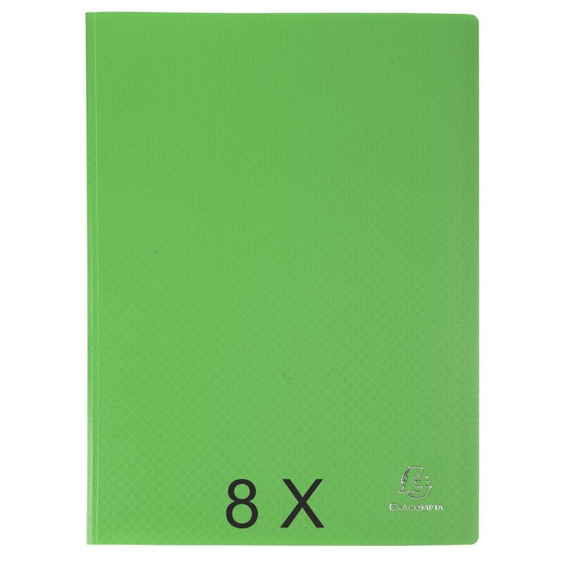 3130632088835-Exacompta Opak - 8 Porte vues - 160 vues - A4 - vert clair-P_400011752_1-0